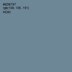 #6D8797 - Hoki Color Image