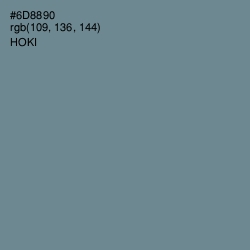 #6D8890 - Hoki Color Image