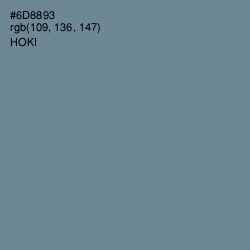 #6D8893 - Hoki Color Image