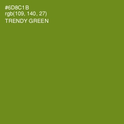 #6D8C1B - Trendy Green Color Image