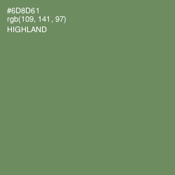 #6D8D61 - Highland Color Image