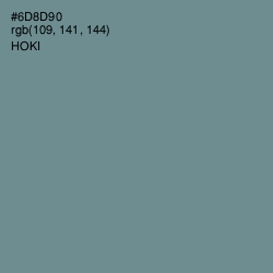 #6D8D90 - Hoki Color Image