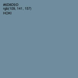 #6D8D9D - Hoki Color Image