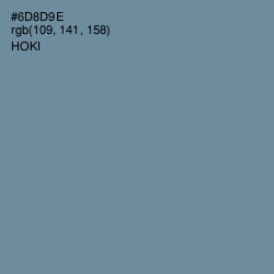 #6D8D9E - Hoki Color Image