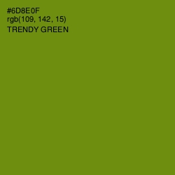 #6D8E0F - Trendy Green Color Image