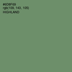 #6D8F69 - Highland Color Image