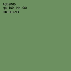#6D9060 - Highland Color Image