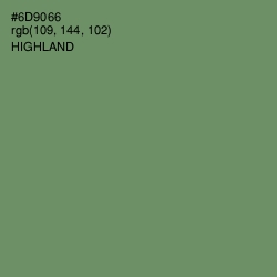 #6D9066 - Highland Color Image