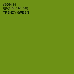 #6D9114 - Trendy Green Color Image