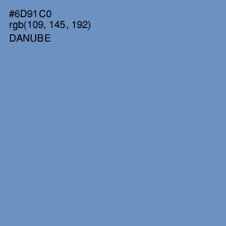 #6D91C0 - Danube Color Image