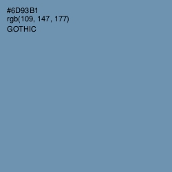 #6D93B1 - Gothic Color Image
