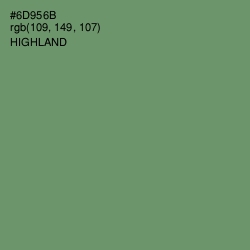 #6D956B - Highland Color Image