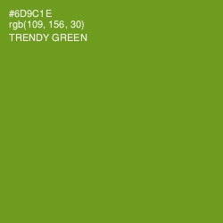 #6D9C1E - Trendy Green Color Image