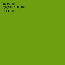 #6DA010 - Christi Color Image