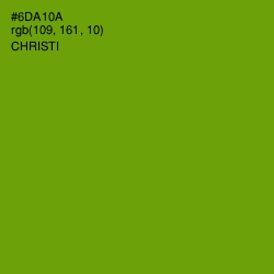 #6DA10A - Christi Color Image