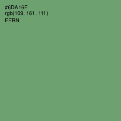 #6DA16F - Fern Color Image