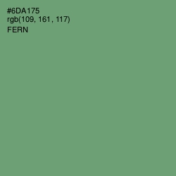 #6DA175 - Fern Color Image