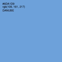 #6DA1D9 - Danube Color Image