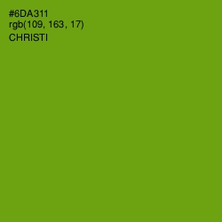 #6DA311 - Christi Color Image