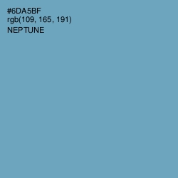#6DA5BF - Neptune Color Image