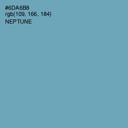 #6DA6B8 - Neptune Color Image