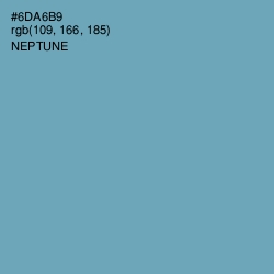 #6DA6B9 - Neptune Color Image