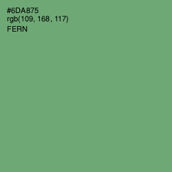 #6DA875 - Fern Color Image