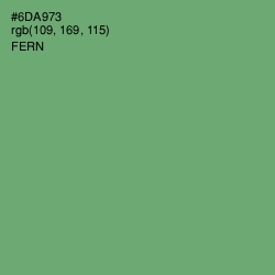 #6DA973 - Fern Color Image