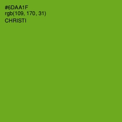 #6DAA1F - Christi Color Image