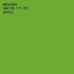 #6DAB33 - Apple Color Image