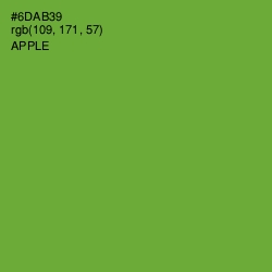 #6DAB39 - Apple Color Image