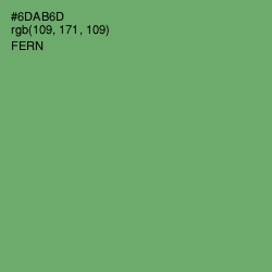 #6DAB6D - Fern Color Image