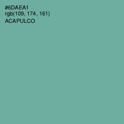 #6DAEA1 - Acapulco Color Image