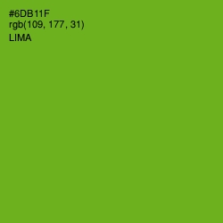 #6DB11F - Lima Color Image