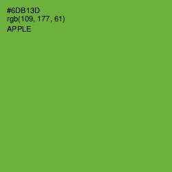 #6DB13D - Apple Color Image
