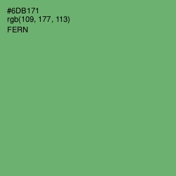 #6DB171 - Fern Color Image