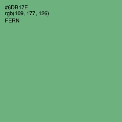 #6DB17E - Fern Color Image