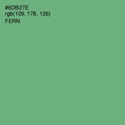 #6DB27E - Fern Color Image