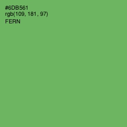#6DB561 - Fern Color Image