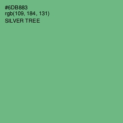 #6DB883 - Silver Tree Color Image