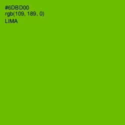#6DBD00 - Lima Color Image