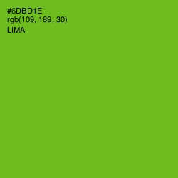 #6DBD1E - Lima Color Image
