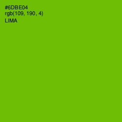 #6DBE04 - Lima Color Image