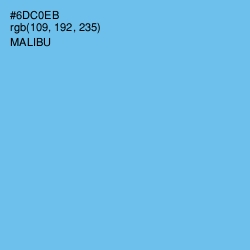 #6DC0EB - Malibu Color Image