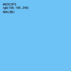 #6DC3F5 - Malibu Color Image