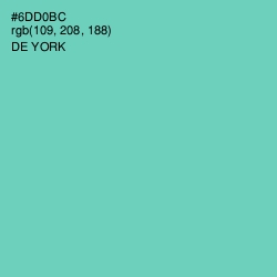 #6DD0BC - De York Color Image