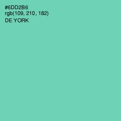 #6DD2B6 - De York Color Image