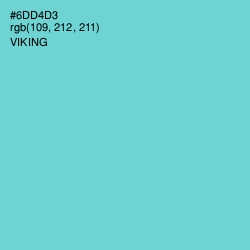 #6DD4D3 - Viking Color Image
