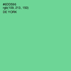 #6DD596 - De York Color Image