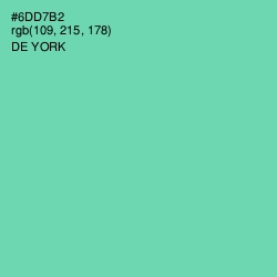 #6DD7B2 - De York Color Image